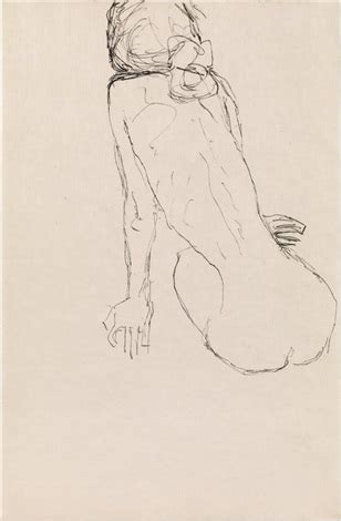 Sitting Nude From The Back Par Gustav Klimt Sur Artnet