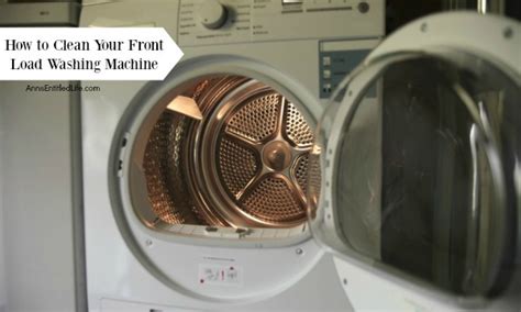 How to Clean Your Front Load Washing Machine