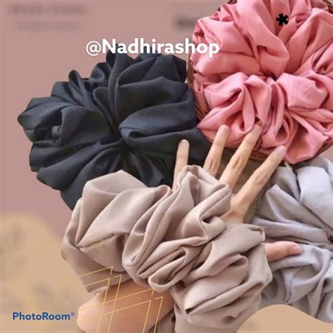 Jual Cepol Anti Pusing Scrunchie Ikat Rambut Ubur Ubur Shopee