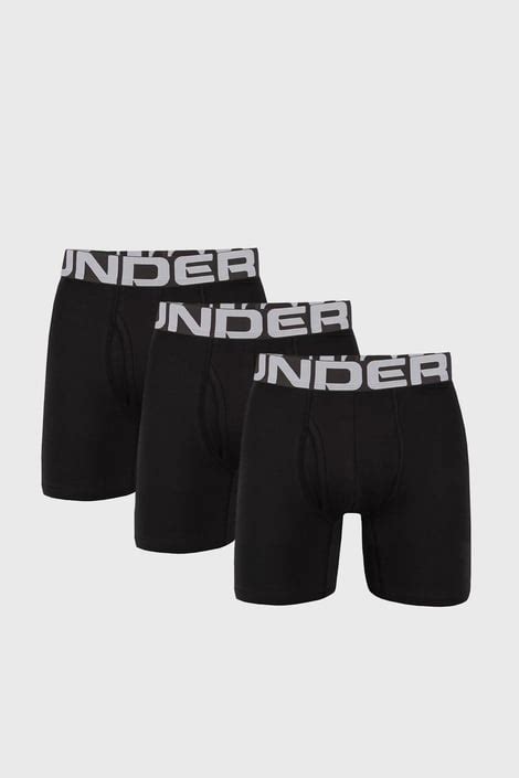 3 PACK Crnih Bokserica Under Armour Astratex Hr