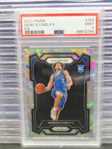 Prizm Dereck Lively Ii Ice Prizm Rookie Card Rc Psa