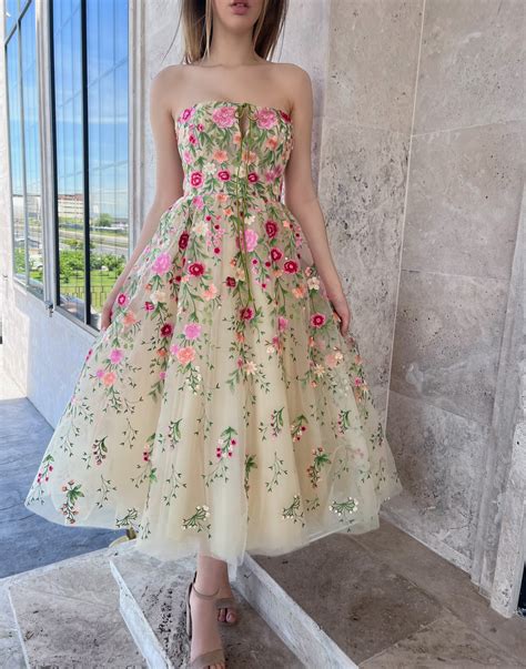 Wildflower Cascade Dress Teuta Matoshi