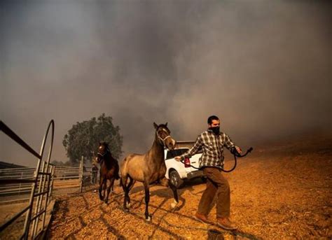 Los Vientos Juegan En Contra De California Se Avivan Incendios