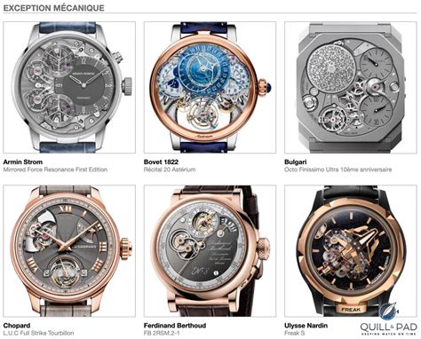 Complete List And Photos Of All Shortlisted Watches In The 2022 Grand