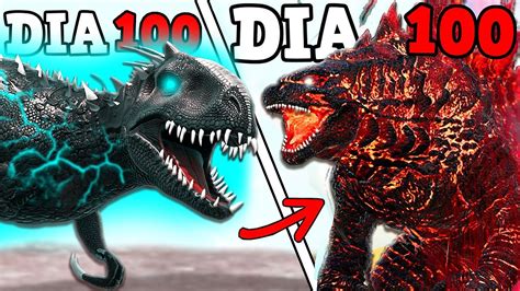 O Gigante Indominus Zilla Rex Enfrentou O Gigante Abyss Godzilla O