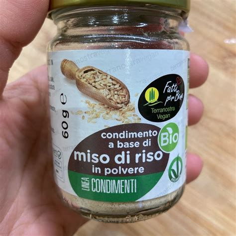 Fatti Per Bene Terranostra Vegan Miso Di Riso Review Abillion