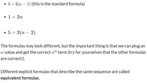 Arithmetic Sequence Explicit Formula ⭐️⭐️⭐️⭐️⭐