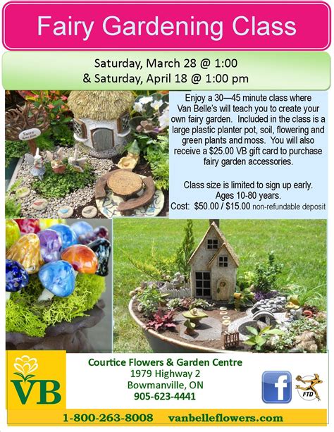 2015 Fairy Gardening Class Van Belle Flowers