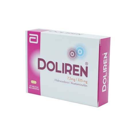 Doliren 325 7 5 Mg Tableta Recubierta Caja X 10 Los Expertos En