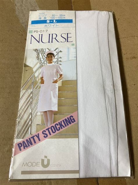 【未使用】mode U Nurse ホワイト 看護婦 ナース パンスト タイツ パンティストッキング 白 White Panty Stockingの落札情報詳細 Yahooオークション