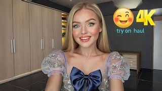 K Transparent Dress Try On Haul Today See Through No Bra Trend Mirror View Try On Haul Lingerie