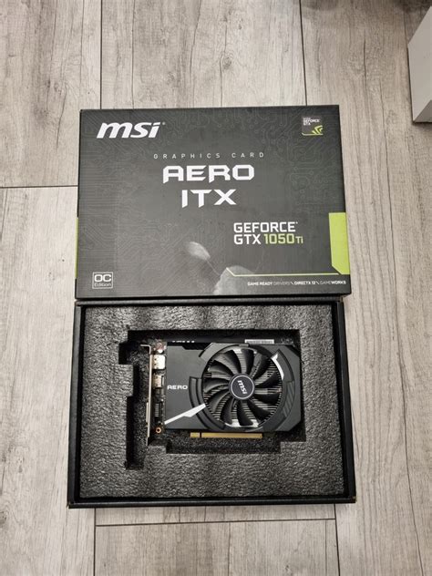 Karta Graficzna MSI GTX 1050 Ti AERO ITX 4GB 12802750851 Oficjalne