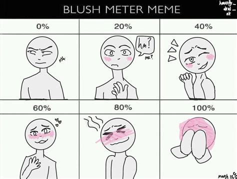 Blushing Meme