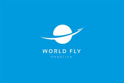 World Fly Logo Template Creative Logo Templates Creative Market