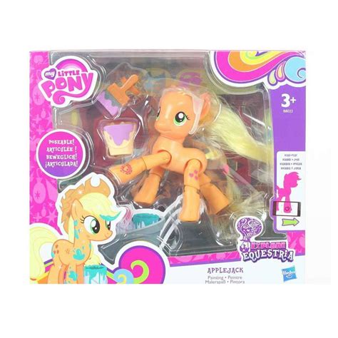 Jual Hasbro Little Pony Apple Jack Fluttershy Articulate Figure