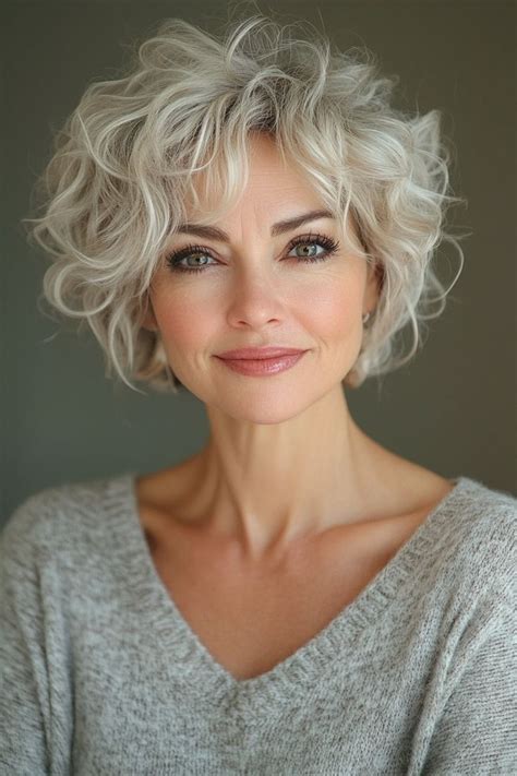 Stunning Short Curly Hairstyles For Older Women To Rock In