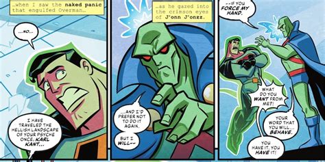 Justice League Why Martian Manhunter Terrifies His Newest Dcau Foe