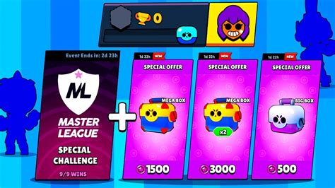 0 Trophy Account In Master League Challenge Box Opening Brawl Stars