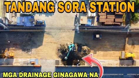 Mga Drainage Ginagawa Na Metro Manila Subway Tandang Sora Station