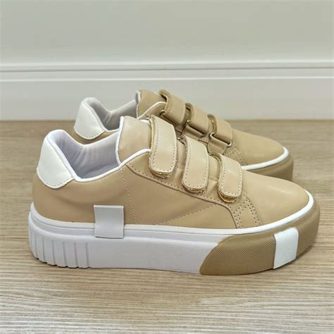 Tênis Feminino Nude de Velcro MM Store Loja Online