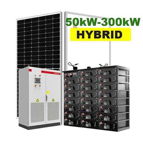 Three Phase 50kw 100kw 150kw 200kw 300kw Hybrid Solar Power System For