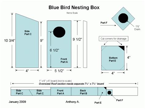 How to Build Simple Bluebird House Plans PDF Plans