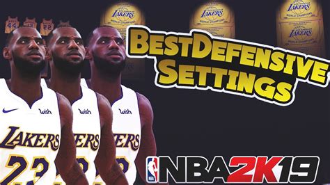 NBA 2K19 HOW TO PLAY DEFENSE BEST DEFENSIVE SETTINGS 2019 ACTAULLY