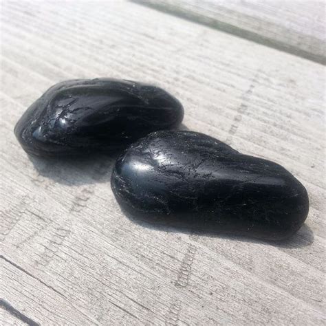 Black Tourmaline Schorl Grounding Protection And Etsy Canada