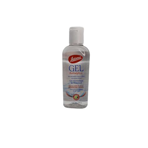 Gel Antibacterial Con Microesferas Jaloma 120ml Jaloma Botella Bodega