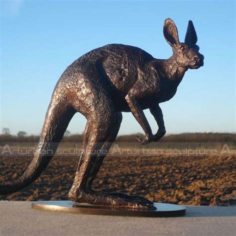 Bronze Kangaroo Sculpture