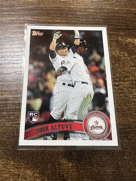 Topps Update Jose Altuve Rookie Card Us Houston Astros