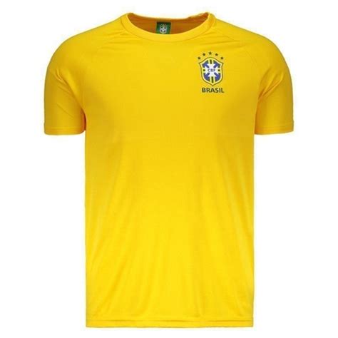 Camisa Brasil CBF Basic Amarela Submarino