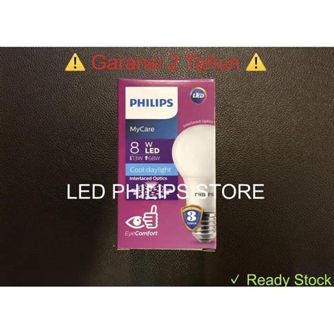 Jual Lampu Bohlam Led Philips 9 Watt Putihcool Day Light 9w 9 W 9watt