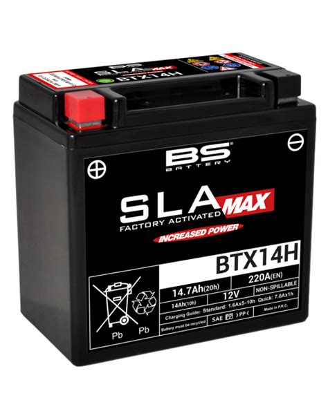 Bater A Bs Battery Sla Max Btx H Fa