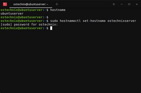 How To Set Or Change Hostname In Linux OSTechNix