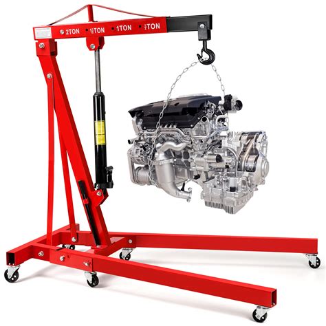 Buy Engine Hoist Ton Lbs Heavy Duty Folding Hydraulic Engine