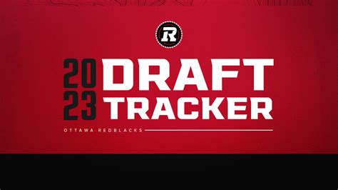 2023 CFL Draft Tracker - Ottawa REDBLACKS