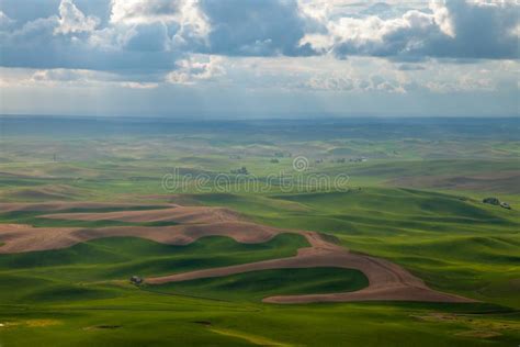 A View Of The Palouse From The Top Of Steptoe Butte In Eastern ...