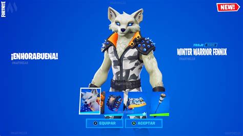 🎁 Nueva Skin Gratis Winter Warrior Fennix En Fortnite 😱 Youtube