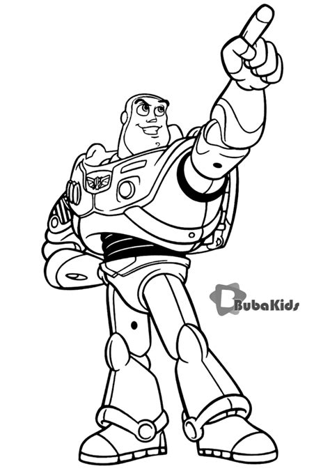 Desenho Buzz Lightyear Coloring City Kleurplaten