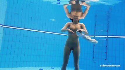 Big Tits Brunette Babe Zuzanna Swimming In The Pool