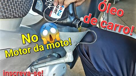 Coloquei Leo De Carro No Motor Da Moto A Pedido Do Cliente Ser Se