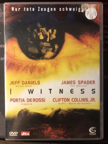 I Witness Nur Tote Zeugen Schweigen 2003 Jeff Daniels James