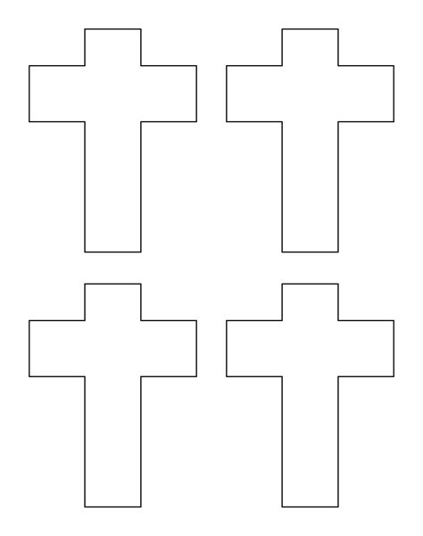 Printable Cross Pattern