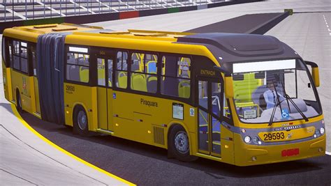 Neobus Mega Brt Volvo B M Padr O Curitiba Pr V Fase Proton Bus