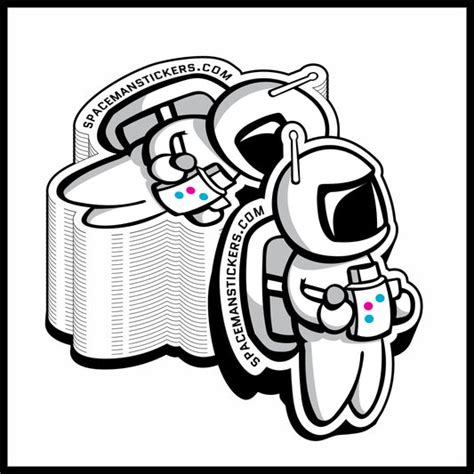 Spaceman Stickers