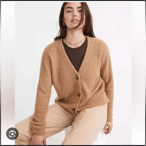 Madewell Sweaters Madewell Cameron Ribbed Cardigan Sweater In