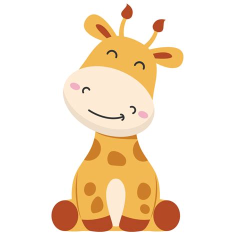 söt tecknad serie giraff illustration 23353957 PNG