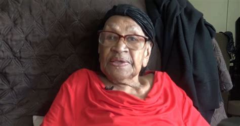 107 Year Old Woman Shares Her Secret To Longevity