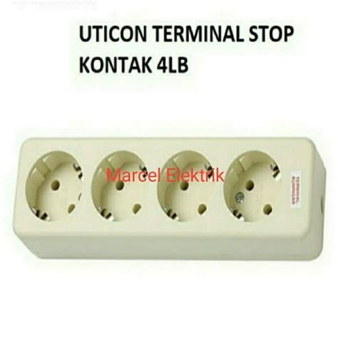 Jual Stop Kontak Uticon 4 Lobang ST 148 Di Lapak Marcel Elektrik